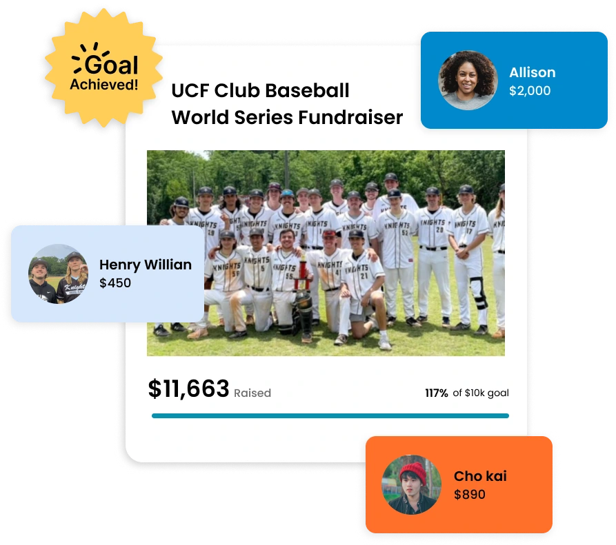 sports fundraising for teams